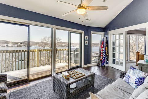 Osage Beach Vacation Rental | 3BR | 3BA | 2,130 Sq Ft | Stairs Required to Enter