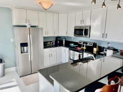 Indoors, Kitchen, Refrigerator, Microwave, Oven