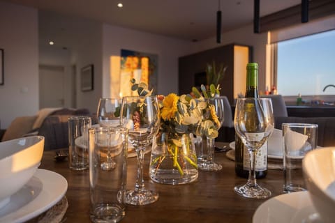 Open Plan Kitchen/Living/Dining Leading onto Terrace