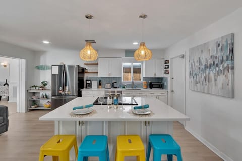 Open kitchen with amazing decor