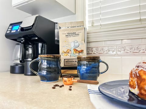 Wake up to the fresh smell of coffee and cinnamon bread!