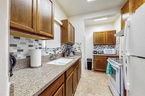 Fully stocked kitchen