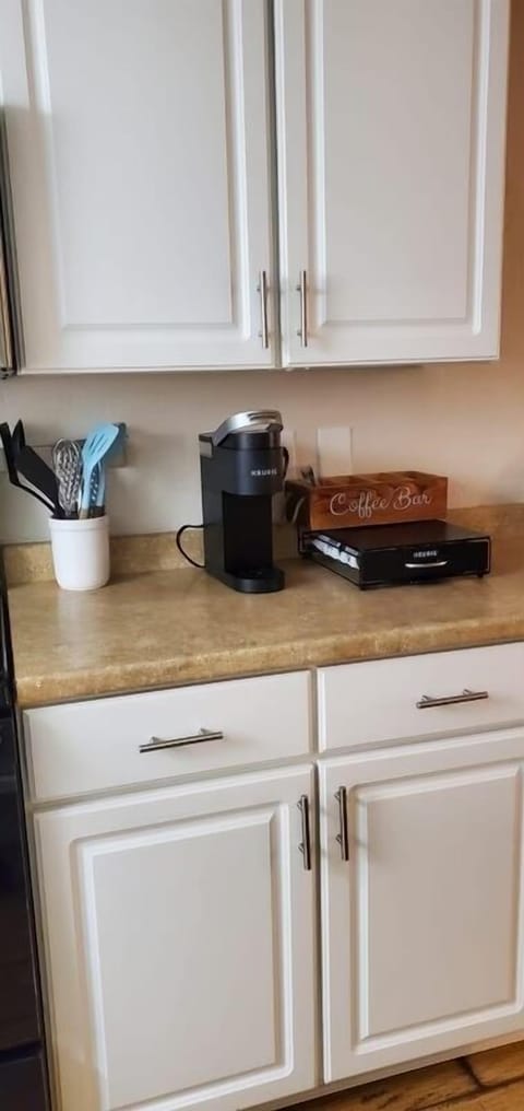 Coffee station in kitchen