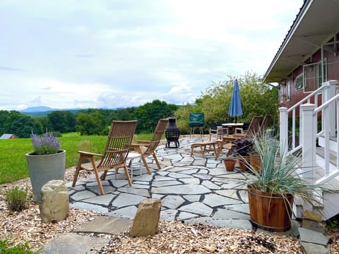 Eastern view overlooking the Green Mountains of Vermont