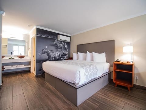 Unit with 1 King bed