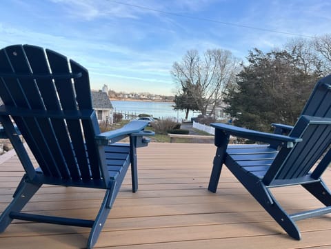 Relax and enjoy water views from your front deck