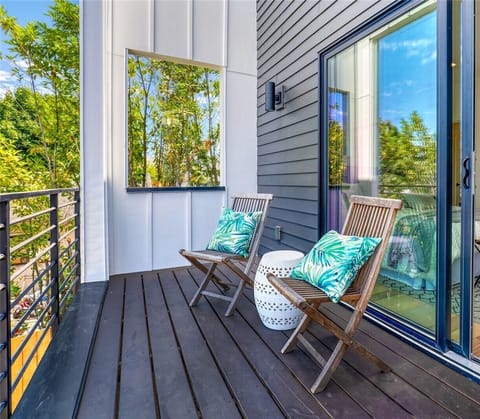 Private balcony attached to primary bedroom.