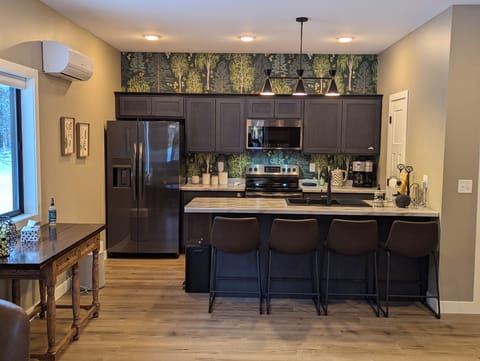 Fully stocked kitchen