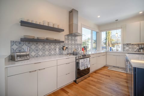 Kitchen with Stainless Appliances