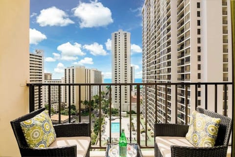 Enjoy the view from your private balcony