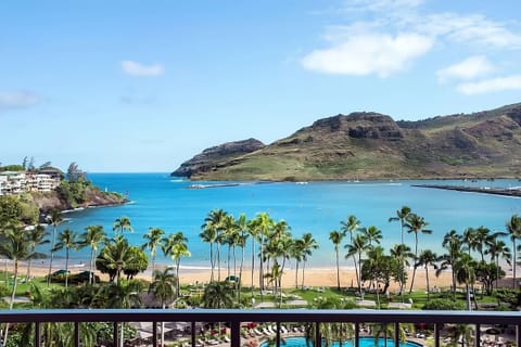 Soak in sweeping ocean views from your private balcony.