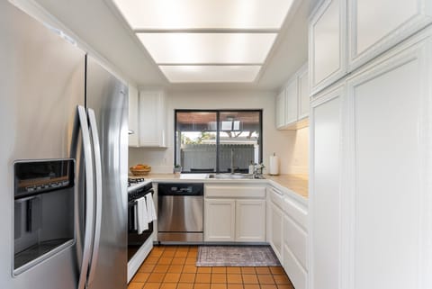 Fully-stocked kitchen
