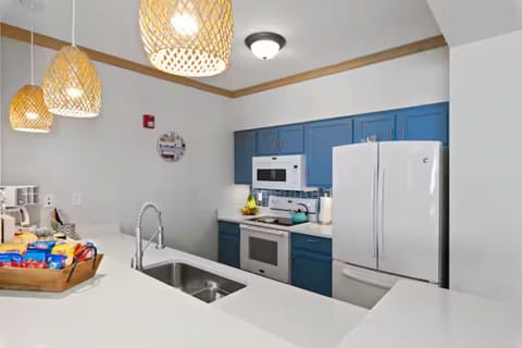 Fully equipped kitchen ready for home-cooked meals.