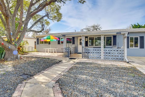 Property Exterior | Furnished Patios | Fenced-In Yard