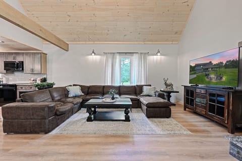 Living Room | 1st Floor | Central A/C & Heating | Fireplace (Decorative Only)