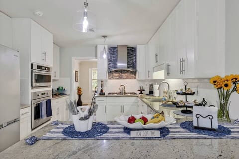 Enjoy cooking with our high-quality appliances and ample counter space.