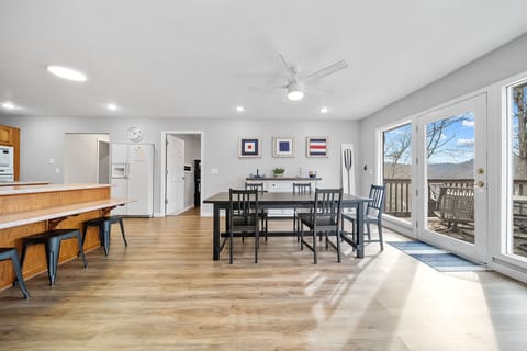 Dining room plus bar seating