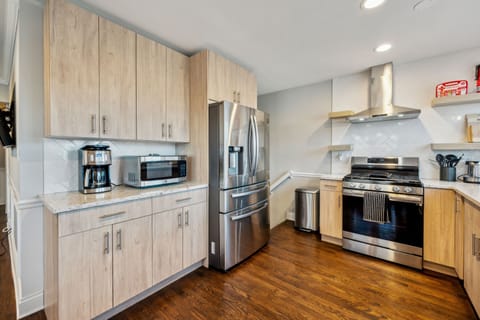 Indoors, Floor, Flooring, Kitchen, Hardwood