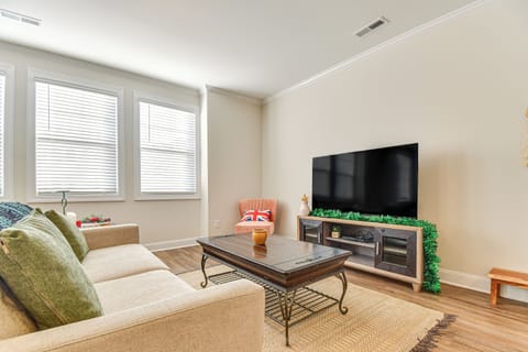 Raleigh Vacation Rental | 3BR | 2.5BA | Stairs Required | 2,613 Sq Ft