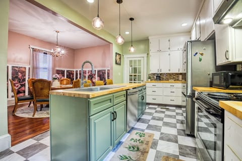 Embrace the ease of cleanup with a sleek dishwasher.