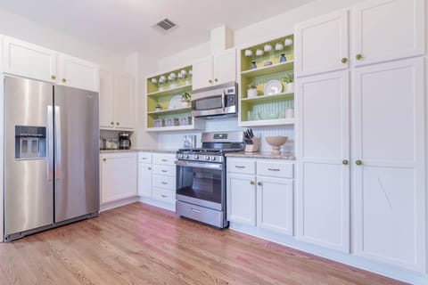 Enjoy a spacious fully equipped kitchen during your stay