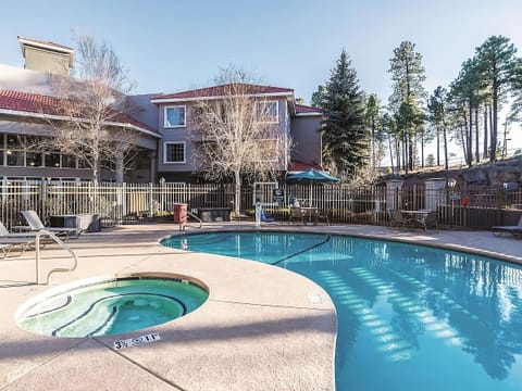 Unwind after adventures in the soothing whirlpool spa.