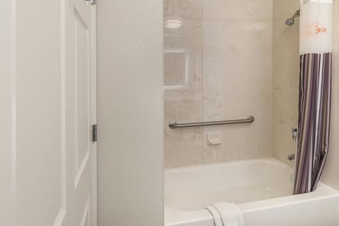 Refresh after a long day with a clean, easy tub.