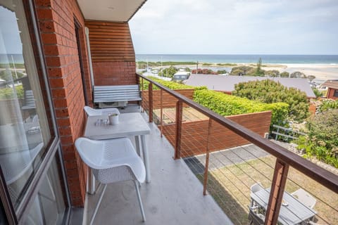 Balcony with ocean views