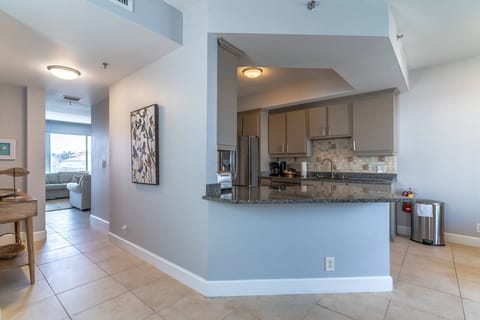 Bright, upgraded and fully stocked kitchen