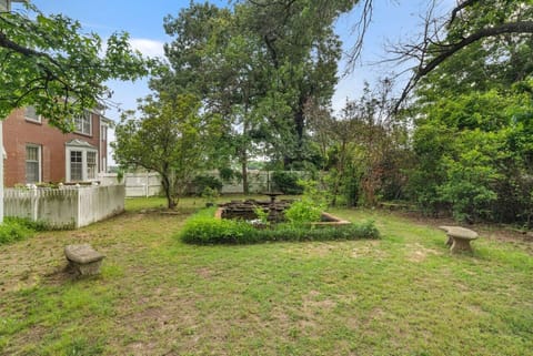 Large backyard-not too useable in the winter