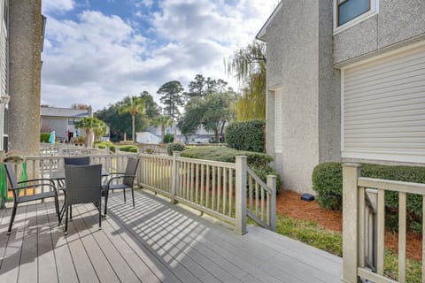 Furnished Deck | 2-Story Condo