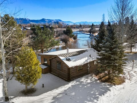 Exterior Of Cabin With Fish Creek