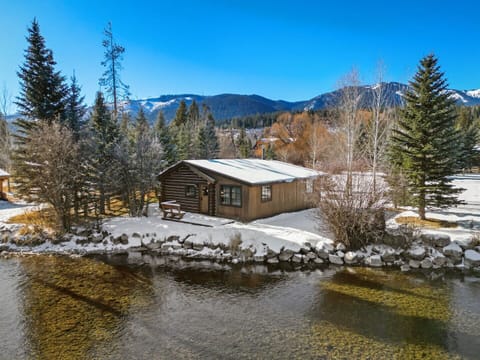 Exterior Of Cabin With Fish Creek