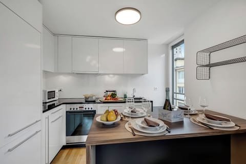 Kitchen and dining area