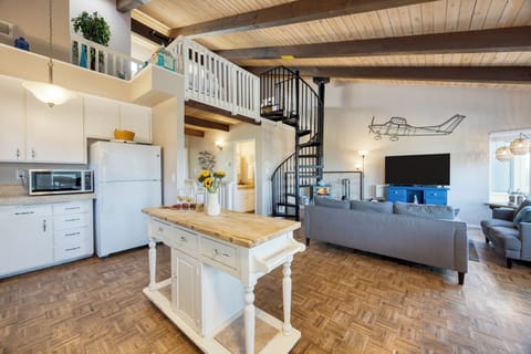 Open floor plan on the main floor.