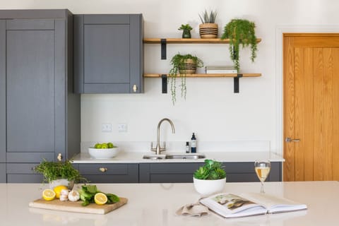 Kitchen at Mabyn, The Village, Watergate Bay, self catering with Beach Retreats.
