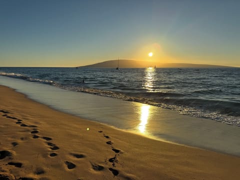 Beautiful Sunset steps away from our condo