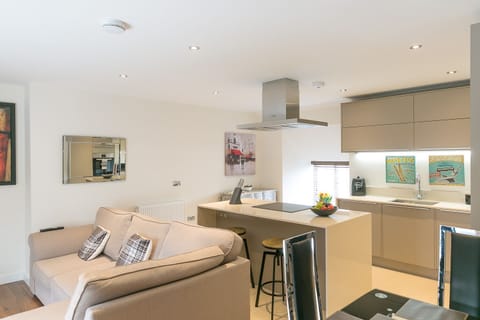 Apt. 2 Lily Pad Kitchen/Lounge/Dining Area