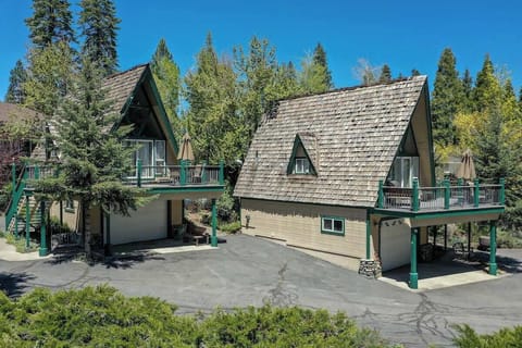 Plumas Chalet on right