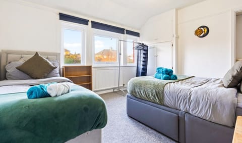 Double and Single Bed