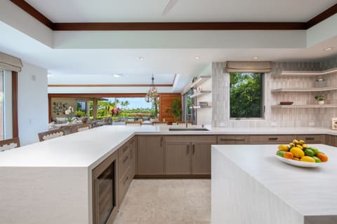 Kitchen looking towards backyard