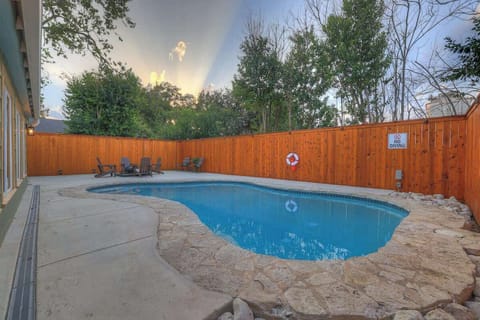 Enjoy the refreshing water of the pool on a hot summer day