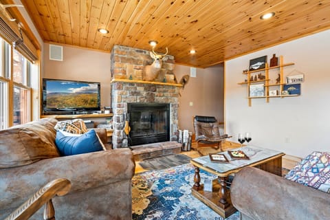 Settle in and enjoy the warmth of this inviting living room.