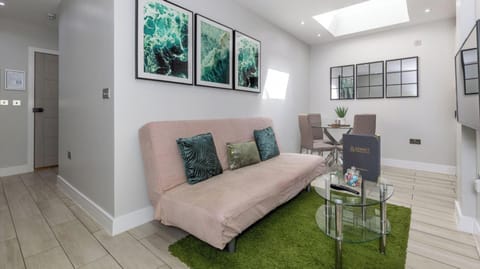 Superior 1-bed, 1-bath with Terrace - Living/Dining Room