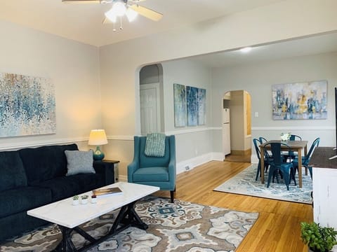 Cozy Living Room with Smart TV (main level)