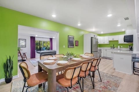 Kitchen and dining area