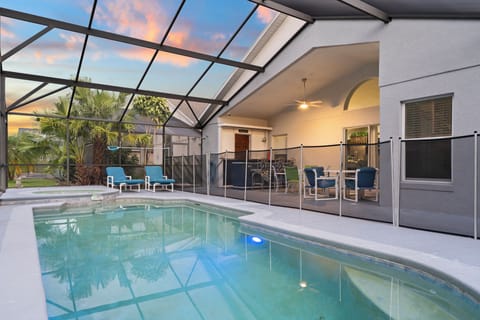 Pool in rear of house 