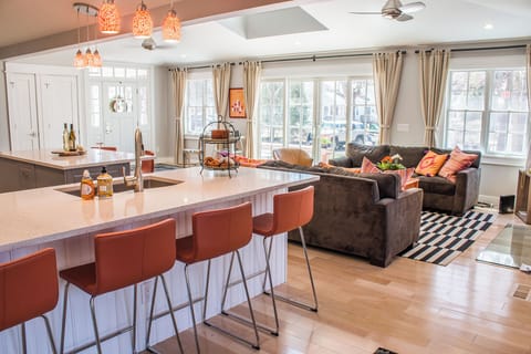 Open Floor plan kitchen and living area