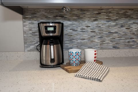 Drip coffee maker in the main house