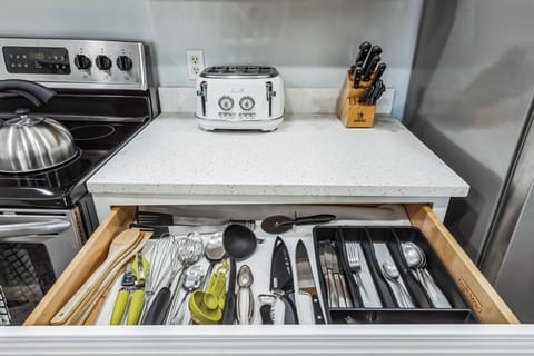 Variety of cooking utensils to make the perfect meal.